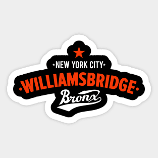 Williamsbridge NYC Visions - Unique Bronx Apparel Sticker